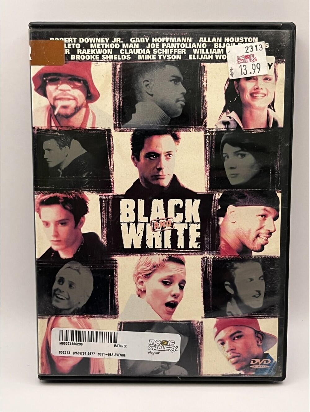 Black and White DVD Widescreen Robert Downey Jr. 1999 Drama James Toback